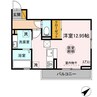 イフィセント港南台 1Rの間取り