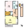 ラウレア 1LDKの間取り