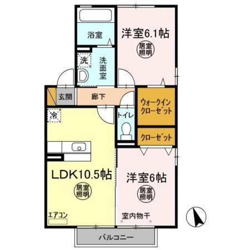 間取図 フロラシオン西館