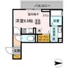アセットさち 1Rの間取り