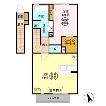 間取図 エルヴィータ西館