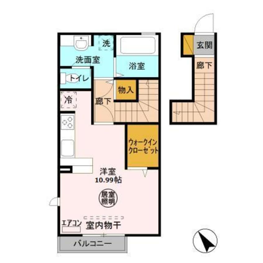 間取図 フォルテューヌC