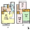 長浦駅前ハイツC 3LDKの間取り