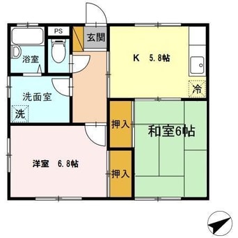 間取図 Eagle　Art（イーグルアート）