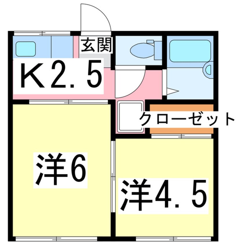 間取図 双葉ハイツ