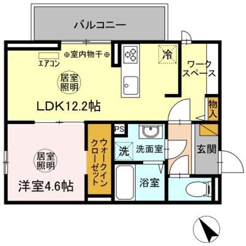 間取図 エーデルワイス