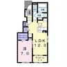 アリス 1LDKの間取り