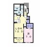 アリス 1LDKの間取り