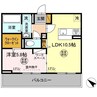 ソレイユⅢ(木更津市) 1LDKの間取り