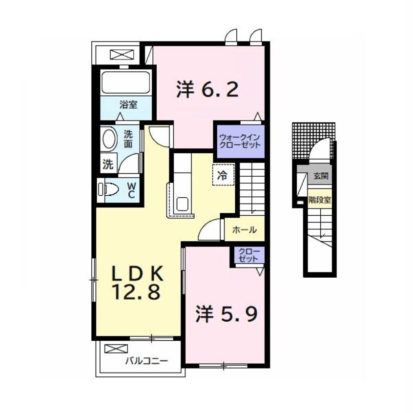 間取図 サンヴェール蔵波11