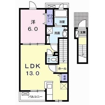 間取図 サンヴェール蔵波8