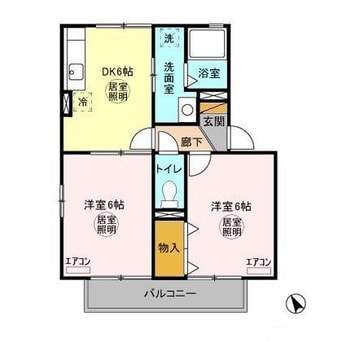 間取図 サンヴィラージュＣ