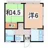 森本ハイツ 2Kの間取り