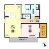 グランプレジール 1LDKの間取り