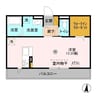ディアコート（君津） 1Rの間取り
