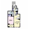 パピィエーワン 1LDKの間取り