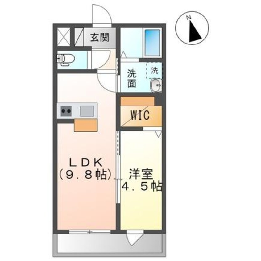 間取図 ルノン(久津間)