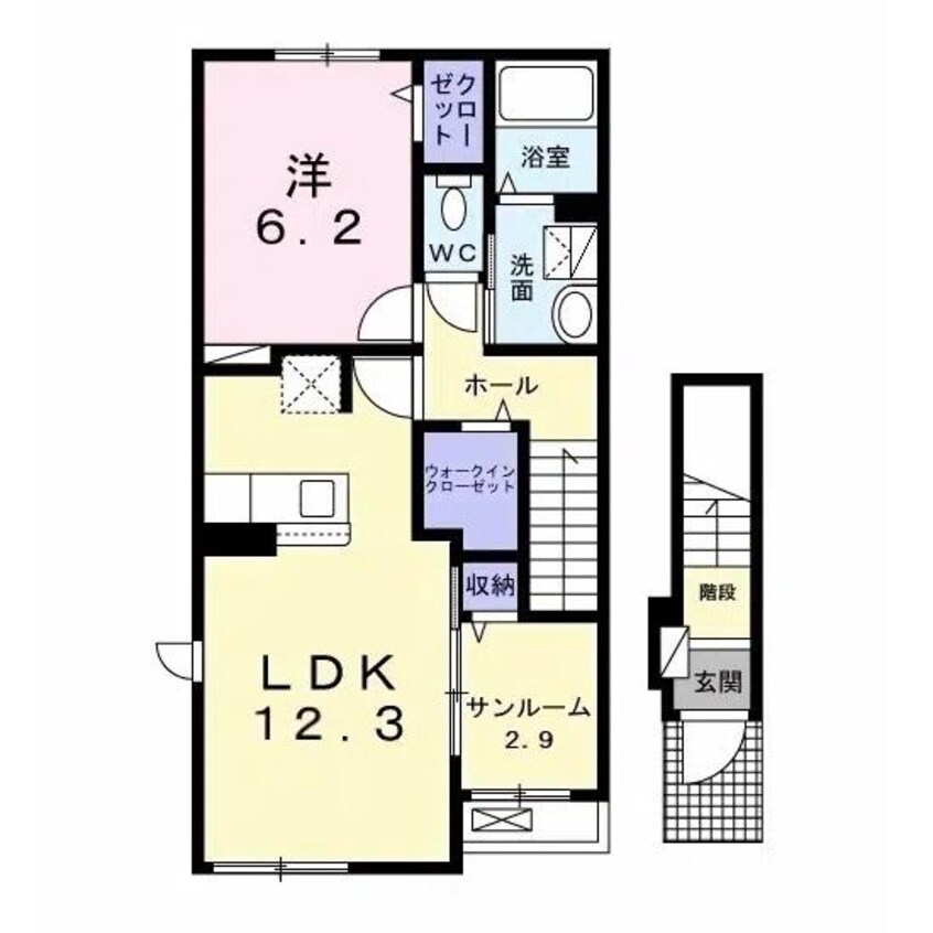 間取図 プロスぺラージュ