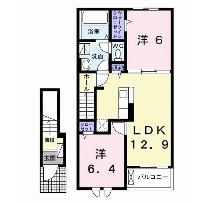 間取図 キャトルセゾンⅢ