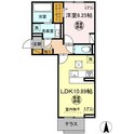 ラヴィクレエ袖ヶ浦Ⅱの間取図