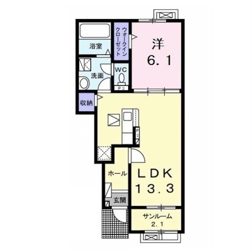 間取図 ラフォレスタシエロ