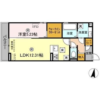 間取図 仮称）D-room畑沢B