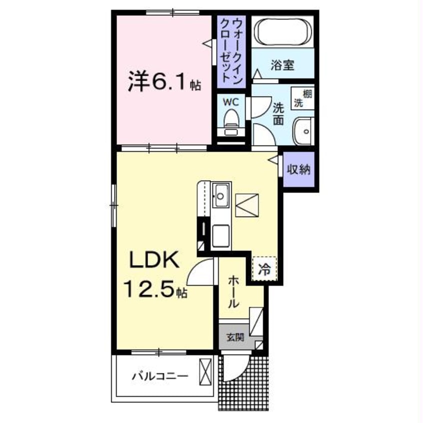 間取図 アルコパレーノⅡ
