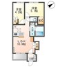サンクチュアリ 2LDKの間取り