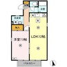 パークハイツⅡ 1LDKの間取り