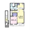 ヒカルサ市原姉ヶ崎イースト 1LDKの間取り