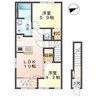 木更津市高柳新築アパート 2LDKの間取り