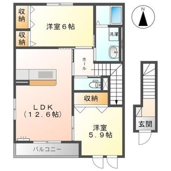 間取図 アッソルッソ