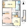 アッソルッソ 2LDKの間取り