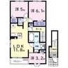 アクアヴィラB 3LDKの間取り