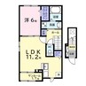 ヒカルサ市原姉ヶ崎サウス 1LDKの間取り