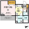 (仮称)D-ROOM文京 1Kの間取り