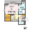 (仮称)D-ROOM文京 1Kの間取り