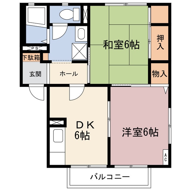 間取り図 スプリングハイツA