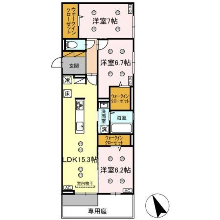 間取図 プレアデス
