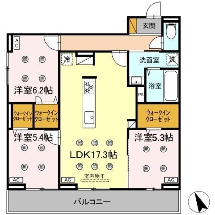 間取図 プレアデス