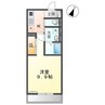 仮称　袖ケ浦市蔵波新築マンション 1Kの間取り