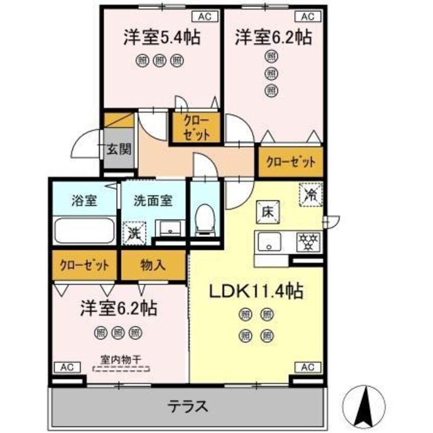 間取図 サリサ.j