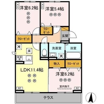 間取図 サリサ.j