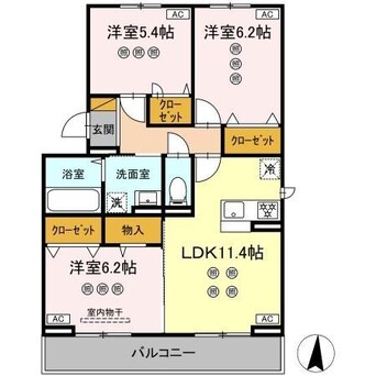 間取図 サリサ.j