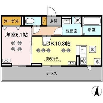 間取図 サリサ.k