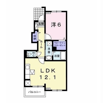 間取図 ブルーモート