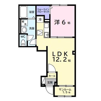 間取図 デルーナ１