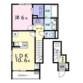間取図 デルーナ１