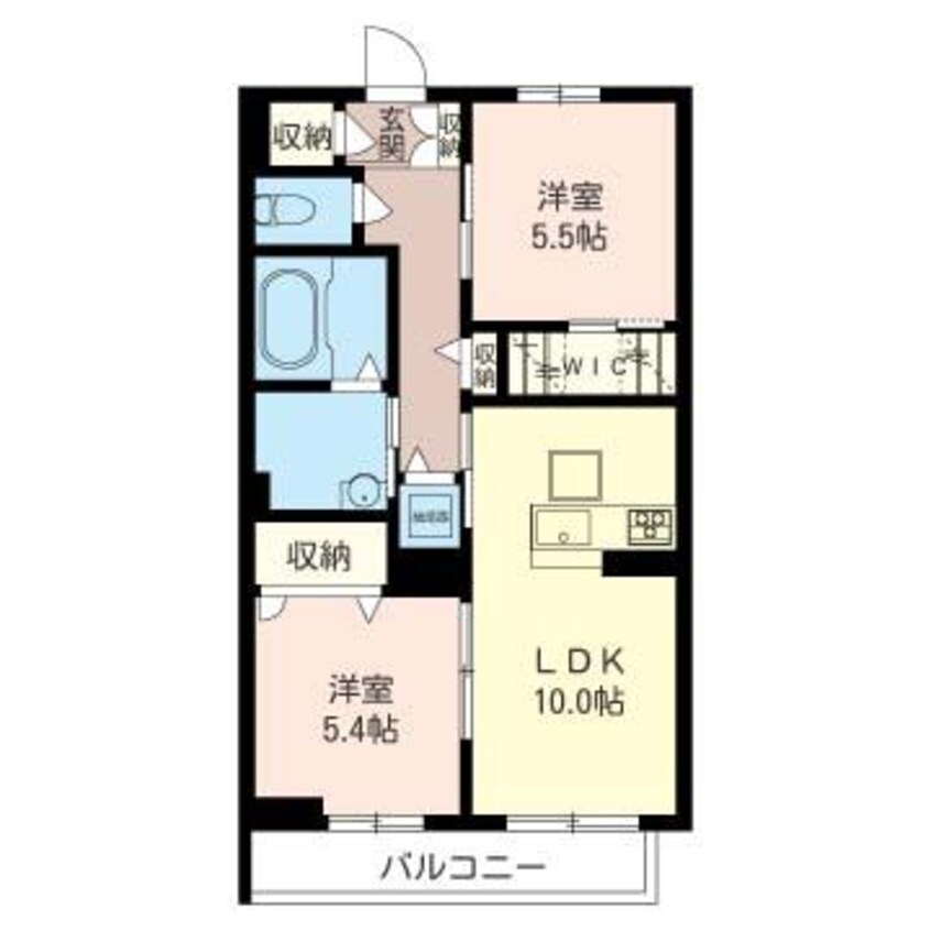 間取図 内房線/八幡宿駅 徒歩4分 1階 築7年