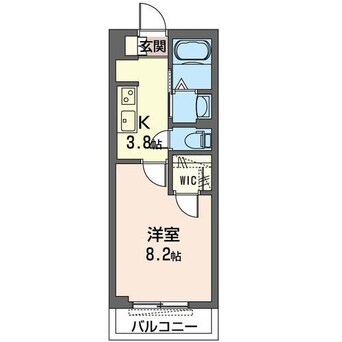 間取図 内房線/五井駅 徒歩8分 1階 築3年